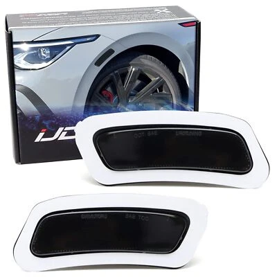 Smoke Front Bumper Side Marker Reflectors For VW 22+ MK8 Golf/GTI, Replace Amber - Image 1 of 4