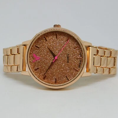 American Eagle Outfitters Rose Gold Tone Women's Watch Sz. 7 1/4" New Battery - Image 1 of 4