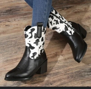 Womens western Cow Boots - Picture 1 of 8