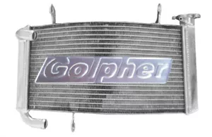GOLPHER ALUMINIUM RADIATOR FOR DUCATI MONSTER S4 01-02 / S4R 03-08, 26MM CORE - Picture 1 of 7