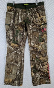 Under Armour Pants Women Sz 12 Realtree Camo Storm Scent Control Hunting 36x31.5 - Picture 1 of 19