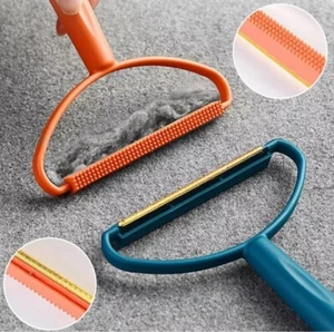 2-Piece Double-Sided Lint Remover - Reusable Fuzz Shaver Clothes Lint Roller Set - Picture 1 of 7