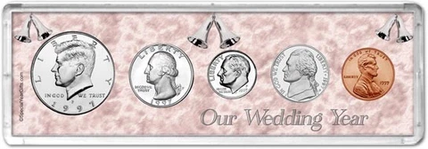 Our Wedding Year Coin Gift Set, 1997 Cover