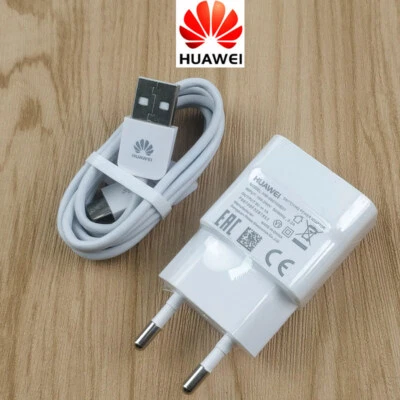 Original Huawei 5V/2A Charger Adapter Micro USB Cable For P8 lite Honor 8x 7 Y6 - Image 1 of 4