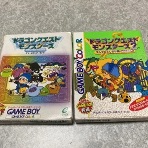 Used Enix Dragon Quest Monsters 1 & 2 St of 2 Nintendo Gameboy Color Retro Japan - Picture 1 of 12