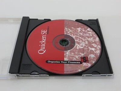 Quicken SE Version 6 Organize Your Finances 1996 WIN PC CD computer disk - Image 1 of 2