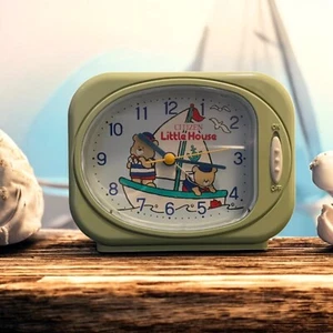 Sveglia vintage Citizen 'Little House' - barca a vela e orsacchiotti, anni 70/80 - Foto 1 di 12