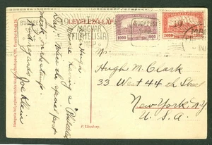 HÚNGARA 1924, tarjeta de Budapest con cancelación especial, en muy buen estado - Imagen 1 de 2
