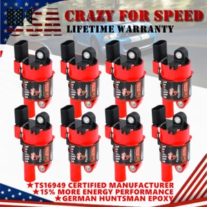 8Pack UF414 Round Ignition Coil For Chevy Silverado 1500 Impala Tahoe GMC D514A - Picture 1 of 9