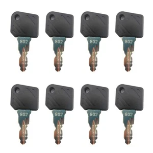 8 Stück Zündschlüssel 802 - Gabelstaplerameise - Linde - E16 - L12 Schlüssel - Bild 1 von 2