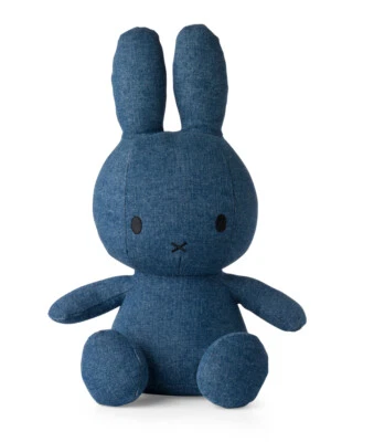 Nijntje & Miffy Denim Kuscheltier Bon Ton Toys Hase Mid Wash jeans 33 cm