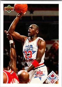 1991-92 Upper Deck - All-Star Checklist #48 - Michal Jordan - Free Shipping - Picture 1 of 2