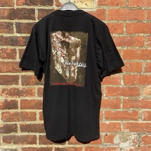 T-shirt vintage Foo Fighters grande anno prossimo 2001 double face rock band rara - Foto 1 di 17