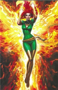 Phoenix #1 Virgin Variant copertina di Nathan Szerdy Marvel Comics 2024 quasi nuovo - Foto 1 di 2