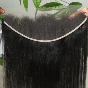 Yaki Straight 13x4 SKINLIKE Real HD Lace Frontal 0,10mm 20 in #1B Natural Black - Bild 1 von 8