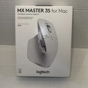 Logitech MX Master 3S Wireless Mouse for Mac Ergo 8k DPI Pale Gray *NEW SEALED* - Bild 1 von 6
