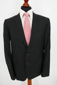 Asos Sakko Gr.54 Polyester Viscose Anthrazit Schwarz Black Label Top Zustand - Bild 1 von 9