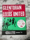 Glentoran v Leeds United 1971 Programme