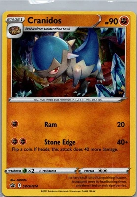 Cranidos - Promo SWSH: Sword & Shield Promo Cards SWSH274 NM - Image 1 of 2