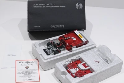 AUTOART ALFA ROMEO 33 TT 12 1975 1000KM SPA FRANCORCHAMPS WINNER SCALE 1:18 LIMI - image 1 of 4