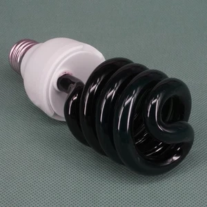 E27 40W Energy Saving Ultraviolet UV Blacklight Spiral Lamp Fluorescent Bulb ln - Picture 1 of 3