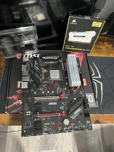 AMD RYZEN 7 3700x + BOARD MSI GAMING PLUS MAX B450+ 32GB DDR4 COMBO! ! - Picture 1 of 11