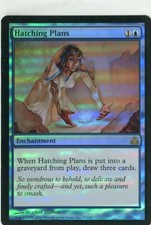 Magic the Gathering *Hatching Plans* FOIL - Guildpact - Rare - Near Mint