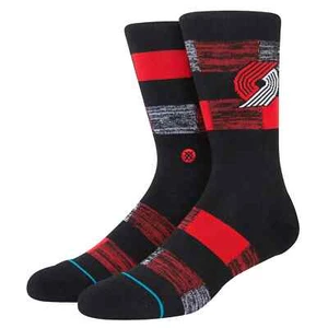 Stance Portland Trail Blazers Cryptic Crew Socks Casual Large Men's 9-13 - Picture 1 of 4