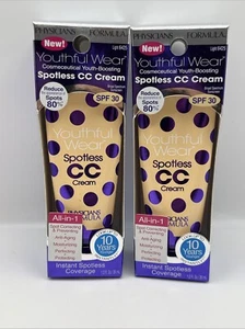 Physicians Formula Youthful Wear  Spotless CC Cream SPF30 LIGHT 6425 Lot Of 2 - Picture 1 of 4