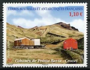 FSAT TAAF Landscapes Stamps 2021 MNH Pointe Basse Crozet Huts 1v Set - Picture 1 of 1