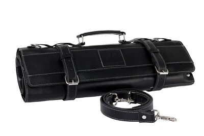 EVERPRIDE LEATHER High End Top Grain Luxurious Leather Chef Knife Roll Bag - Image 1 of 4