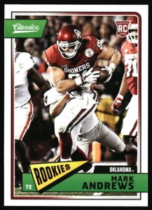 2018 Panini Classics Mark Andrews Rookie #255 Oklahoma Sooners - Picture 1 of 2