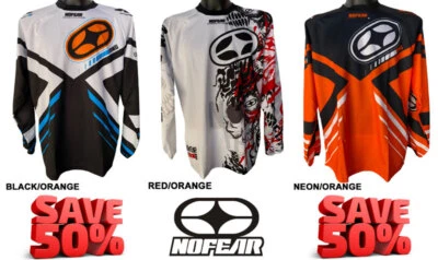 MAILLOT MOTOCROSS  NO FEAR  ROGUE MX SX OFF ROAD JERSEY 112301 - Photo 1/4