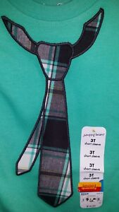 NECKTIE Short sleeve T-SHIRT ~ Size 3T  BOYS  NEW~MSRP $14~GREAT QUALITY. 