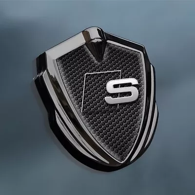 Audi Decal | Metal Fender Emblem | Custom Made Side Badge Stickers - Изображение 1 из 4