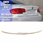 M3 Style Unpainted Rear Trunk Spoiler 1ea For BMW 2007-2010 3 Series E92 Coupe