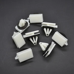 10pcs Rocker Clips Trim Mountings Repair Nut Clamp with Seals for GM 11609923 - Picture 1 of 5
