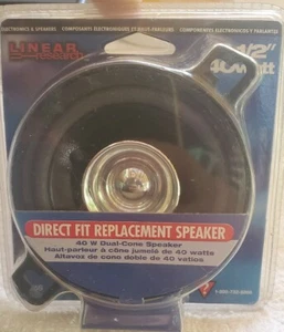 Linear Research 40 watt 3.5” Direct Fit Dual-Cone Speaker LR35S *NEW* - Picture 1 of 3