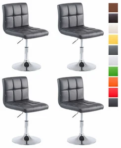 4er Set Lounger Palma V2 Kunstleder höhenverstellbar und drehbar Metallgestell - Bild 1 von 11