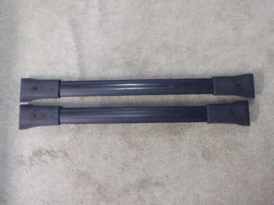 Par de barras transversales de techo de fábrica, negras, GMC Acadia 2010-16, 2010 Outlook Foto 1 de 4