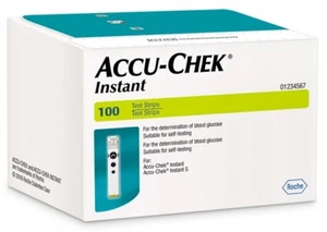 ACCU-CHEK INSTANT 100 unidades TIRAS DE MEDICIÓN DE GLUCOSA - Imagen 1 de 1