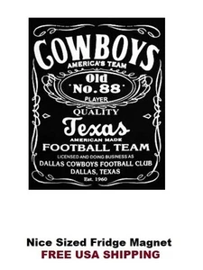 247 - Dallas Cowboys NFL Football Poster Refrigerator Fridge Magnet - Picture 1 of 1