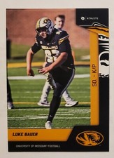 ERROR Card Luke Bauer 2023 Onit Football Missouri Tigers MIZZOU Football 