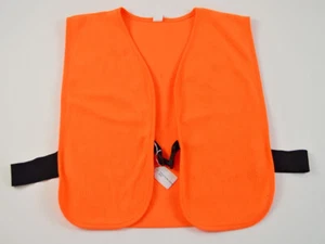 Fleece Hunter Safety Vest Blaze Orange Men's Fleece Hunting XL / XXL  (6635) - Picture 1 of 2