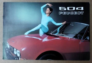 -- CATALOGUE PEUGEOT 504 COUPÉ / CABRIOLET -- 10 PAGES. 1971 - Imagen 1 de 3