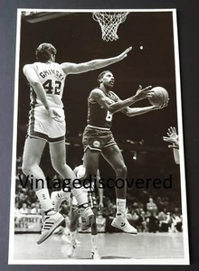 Foto Julius Dr. J Erving PSA Tipo 1 Philadelphia 76ers 1987 Original De Colección - Imagen 1 de 3