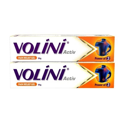 Pack de 2 Gel Alivio del Dolor Volinii Activ Crema Alivio del Dolor Instantáneo Ayurvédica 50g Foto 1 de 4
