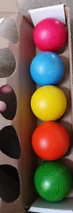 Repuesto de bloques de bolas de madera de 5 colores juguete educativo para niños - Imagen 1 de 2