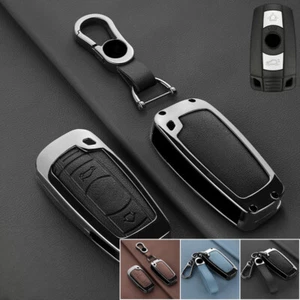 Zinc Alloy Leather Car Key Fob Case Cover Holer Bag For BMW 3 5 Series 2006-2011 - 第 1 张/共 17 张