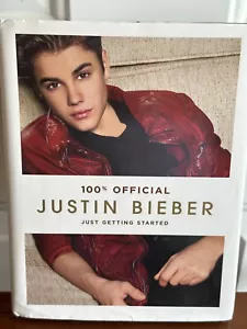 100% Official JUSTIN BIEBER Just Getting Started Book Hardcover with Sleeve 2012 - Imagen 1 de 6